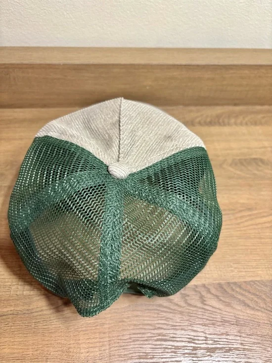 Patagonia Fly Catcher, Fitz Roy Trout Corduroy Snapback Hat Cap in Seabird Grey - Picture 4 of 6